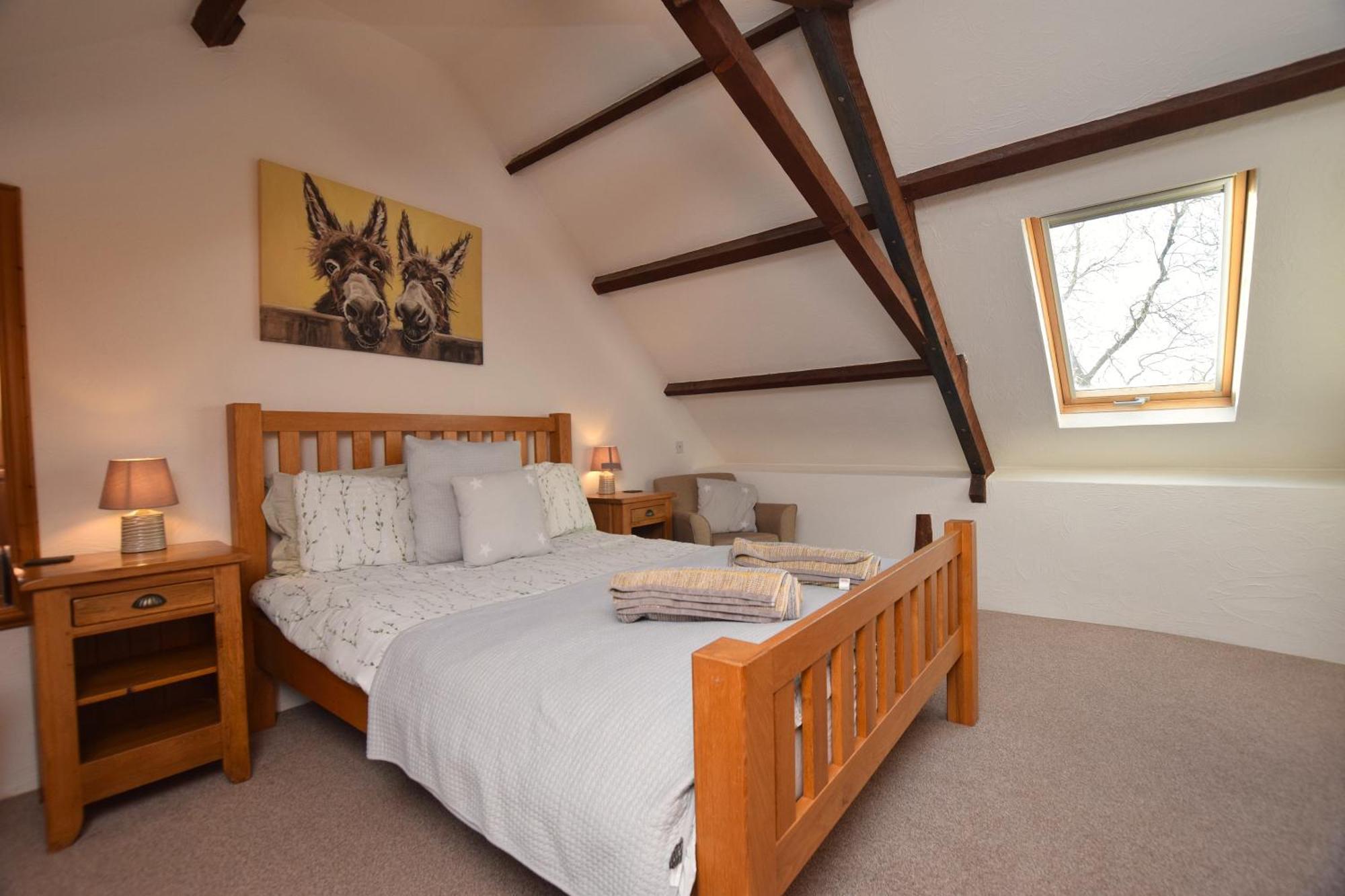 Award Winning Lower Whitsleigh Farm Cottage Roborough Bagian luar foto