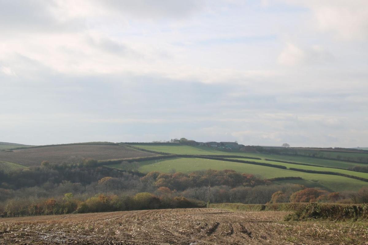 Award Winning Lower Whitsleigh Farm Cottage Roborough Bagian luar foto